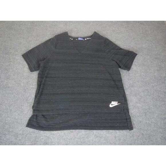 Nike Advance 15 Short Sleeve Top Women's‎ Size XL Heathered Gray Sportswear - Picture 1 of 13